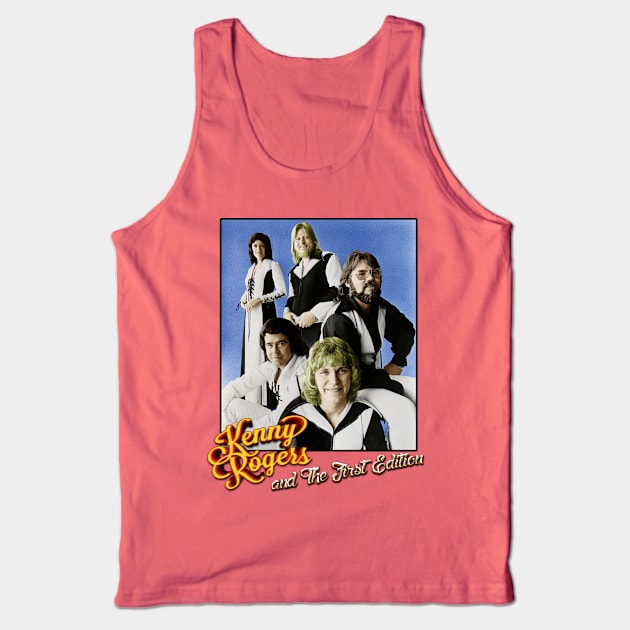 Kenny Rogers And The First Edition Tank Top by BigOrangeShirtShop